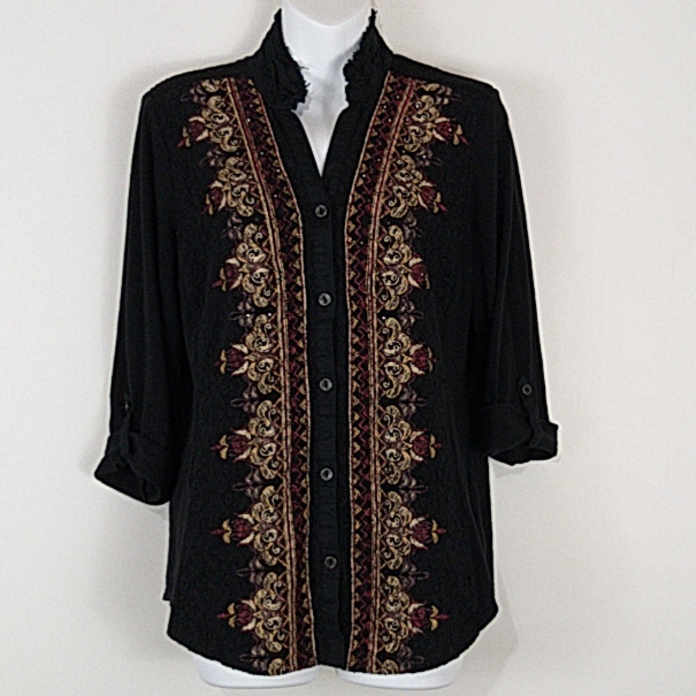 Reba | Button Front Shirt
